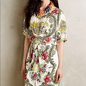 Collette Dinnigan scenic silk dress